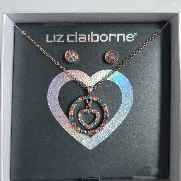 Liz Claiborne necklace and earring set - Picture 2 of 5